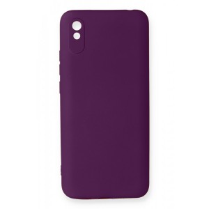 Nettech Xiaomi Redmi 9A Uyumlu Suide Arka Koruma Kılıf (Mürdüm) NT-86125