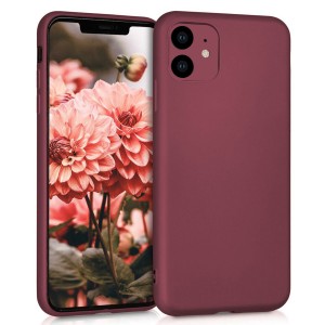 Nettech Apple iPhone 11 Uyumlu Suide Arka Koruma Kılıf (Mürdüm) VR-18927