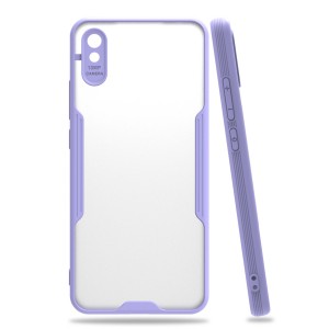 Nettech Xiaomi Redmi 9A Uyumlu Platin Seri Arka Koruma Kılıf (Lila) NT-86621