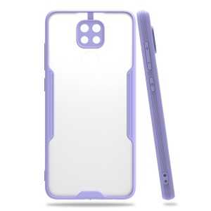 Nettech Xiaomi Redmi Note 9 Uyumlu Platin Seri Arka Koruma Kılıf (Lila) NT-86616