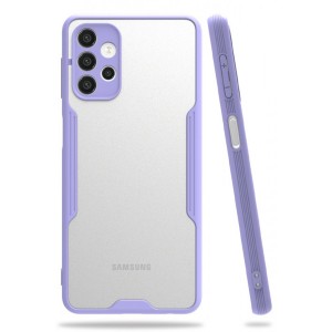 Nettech Samsung Galaxy A72 Uyumlu Platin Seri Arka Koruma Kılıf (Lila) NT-86609
