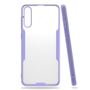 Nettech Samsung Galaxy A20 Uyumlu Platin Seri Arka Koruma Kılıf (Lila) NT-86596
