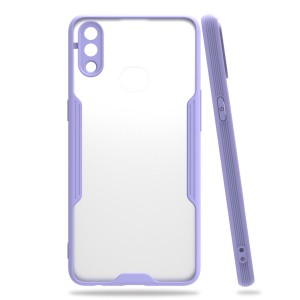 Nettech Samsung Galaxy A10S Uyumlu Platin Seri Arka Koruma Kılıf (Lila) NT-86594