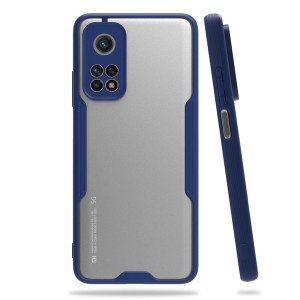 Nettech Xiaomi Mi 10T Uyumlu Platin Seri Arka Koruma Kılıf (Lacivert) NT-86507