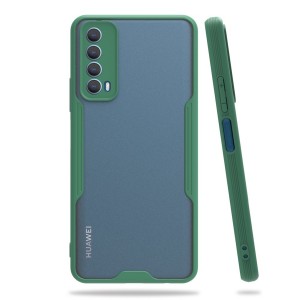 Nettech Huawei P Smart 2021 Uyumlu Platin Seri Arka Koruma Kılıf (Yeşil) NT-86436