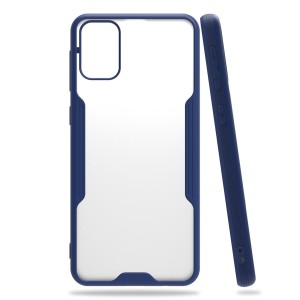 Nettech Samsung Galaxy M21 Uyumlu Platin Seri Arka Koruma Kılıf (Lacivert) NT-86371