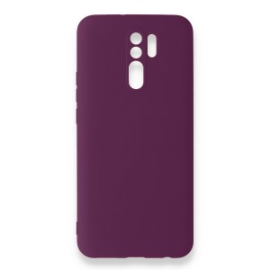 Nettech Xiaomi Redmi 9 Uyumlu Nano Arka Koruma Kılıf (Mürdüm) NT-87634