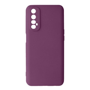 Nettech Realme 7 Uyumlu Nano Arka Koruma Kılıf (Mürdüm) NT-87629