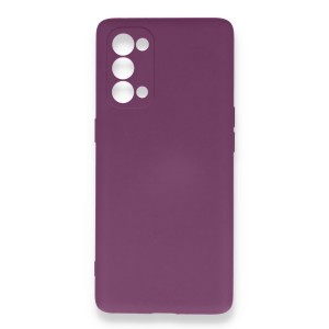 Nettech Oppo Reno 5 Uyumlu Nano Arka Koruma Kılıf (Mürdüm) NT-87581