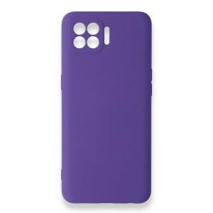 Nettech Oppo Reno 4 Lite Uyumlu Nano Arka Koruma Kılıf (Mor) NT-87570