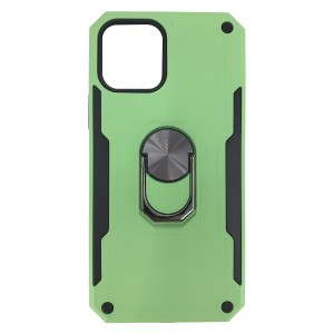 Nettech Apple iPhone 12 Uyumlu Panzer Seri Arka Koruma Kılıf (Yeşil) NT-87212