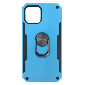 Nettech Apple iPhone 12 Uyumlu Panzer Seri Arka Koruma Kılıf (Turkuaz) NT-87809