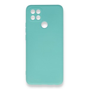 Nettech Oppo A15 Uyumlu Nano Arka Koruma Kılıf (Turkuaz) NT-87545