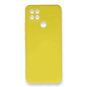 Nettech Oppo A15 Uyumlu Nano Arka Koruma Kılıf (Sarı) NT-87543