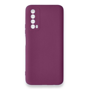 Nettech Huawei P Smart 2021 Uyumlu Nano Arka Koruma Kılıf (Mürdüm) NT-87488
