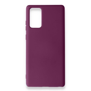 Nettech Samsung Galaxy Note 20 Uyumlu Nano Arka Koruma Kılıf (Mürdüm) NT-87414