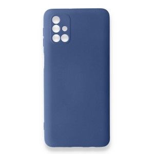 Nettech Samsung Galaxy M31S Uyumlu Nano Arka Koruma Kılıf (Lacivert) NT-87345