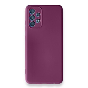 Nettech Samsung Galaxy A32 Uyumlu Nano Arka Koruma Kılıf (Mürdüm) NT-87303