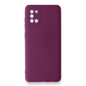 Nettech Samsung Galaxy A31 Uyumlu Nano Arka Koruma Kılıf (Mürdüm) NT-87298