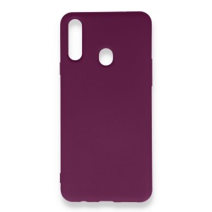 Nettech Samsung Galaxy A20S Uyumlu Nano Arka Koruma Kılıf (Mürdüm) NT-87297