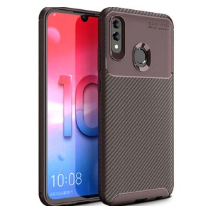 Nettech Huawei P Smart 2019 Uyumlu Auto Seri Arka Koruma Kılıf (Kahverengi) NT-88403