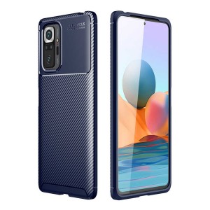 Nettech Xiaomi Redmi Note 10 Pro 4G Uyumlu Auto Seri Arka Koruma Kılıf (Lacivert) NT-88381