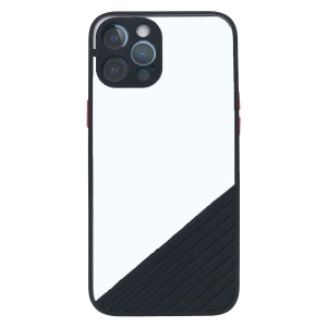 Nettech Apple iPhone 12 Pro Uyumlu Tırtıklı Seri Arka Koruma Kılıf (Siyah) NT-88173