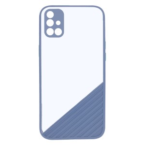 Nettech Samsung Galaxy M51 Uyumlu Tırtıklı Seri Arka Koruma Kılıf (Füme) NT-88234