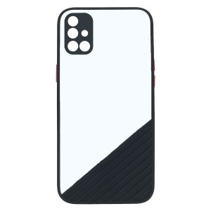 Nettech Samsung Galaxy M51 Uyumlu Tırtıklı Seri Arka Koruma Kılıf (Siyah) NT-88228