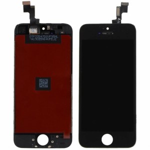 Teknonet Apple iPhone 5S Uyumlu AA Kalite Lcd+Dokunmatik+Çıtalı (Siyah) VR-1672