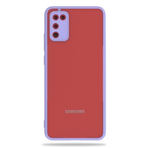 Nettech Samsung Galaxy A02S Uyumlu Kamera Lens Korumalı Arka Koruma Kılıf (Lila) NT-88305