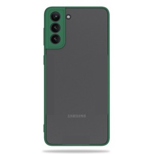 Nettech Samsung Galaxy S21 Uyumlu Kamera Lens Korumalı Arka Koruma Kılıf (Yeşil) NT-88288