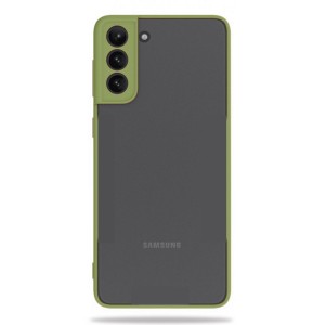 Nettech Samsung Galaxy S21 Plus Uyumlu Kamera Lens Korumalı Arka Koruma Kılıf (Açık Yeşil) NT-88292