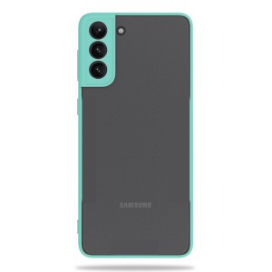 Nettech Samsung Galaxy S21 Plus Uyumlu Kamera Lens Korumalı Arka Koruma Kılıf (Su Yeşili) NT-88293