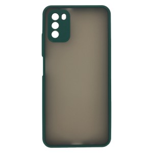 Nettech Xiaomi Poco M3 Uyumlu Kamera Lens Korumalı Arka Koruma Kılıf (Yeşil) NT-88312