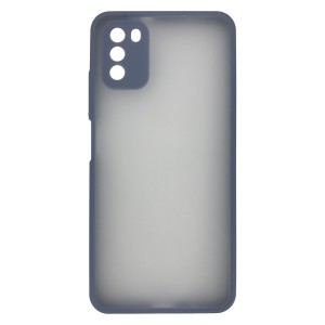 Nettech Xiaomi Poco M3 Uyumlu Kamera Lens Korumalı Arka Koruma Kılıf (Füme) NT-88314