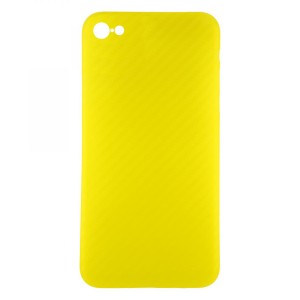 Nettech Apple iPhone 8 Uyumlu Karbon Seri Arka Koruma Kılıf (Sarı) NT-88060