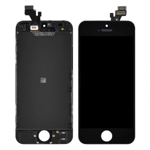 Teknonet Apple iPhone 5 Uyumlu Org Lcd+Dokunmatik+Çıtalı (Siyah) VR-1678