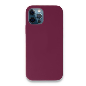 Nettech Apple iPhone 12 Uyumlu Nano Arka Koruma Kılıf (Mürdüm) NT-87239