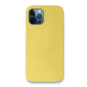 Nettech Apple iPhone 12 Uyumlu Nano Arka Koruma Kılıf (Sarı) NT-87244