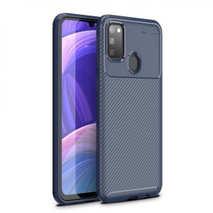 Nettech Samsung Galaxy M21 Uyumlu Auto Seri Arka Koruma Kılıf (Lacivert) NT-88331
