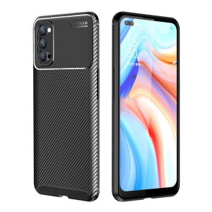 Nettech Oppo Reno 4 Uyumlu Auto Seri Arka Koruma Kılıf (Siyah) NT-88326