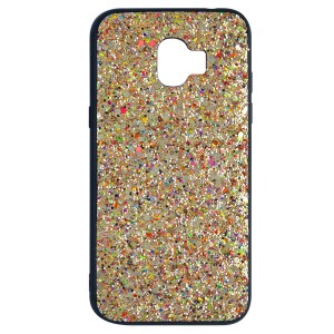 Nettech Samsung Galaxy J250 Grand Prime Pro Uyumlu Arka Koruma Arka Koruma Kılıf (Gold) VR-6240