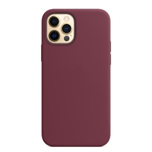 Nettech Apple iPhone 12 Pro Max Uyumlu Lansman Seri Arka Koruma Kılıf (Bordo) NT-88966
