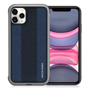 Nettech Apple iPhone 11 Pro Max Uyumlu Arka Koruma Arka Koruma Kılıf (Mavi) VR-19461
