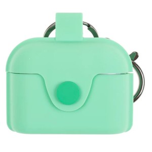 Nettech Apple Airpods Pro Uyumlu Key Craft Seri Arka Koruma Kılıf (Yeşil) NT-89181