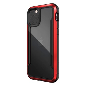 Defense Apple iPhone 12 Pro Uyumlu Shield Tank Seri Arka Koruma Kılıf (Kırmızı) NT-89317