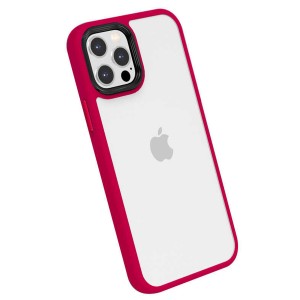 Zore Apple iPhone 12 Pro Max Uyumlu Cann Seri Arka Koruma Kılıf (Kırmızı) NT-89473