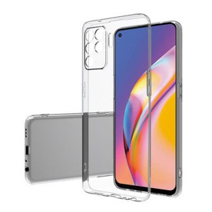 Zore Oppo Reno 5 Lite Uyumlu Şeffaf Seri Arka Koruma Kılıf (Şeffaf) NT-89463