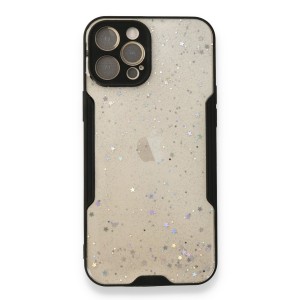 Nettech Apple iPhone 11 Pro Max Uyumlu NT-89588 Simli Arka Koruma Kılıf (Karışık/Çok Renkli) NT-89588